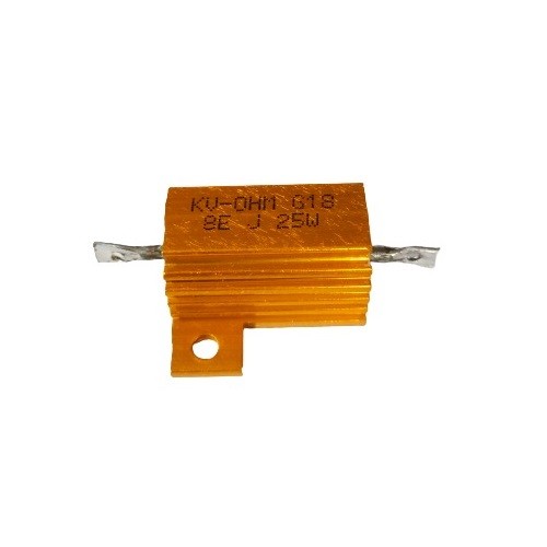 8E 25W 5% Aluminium housing Wirewound Resistor image 1