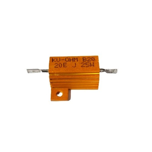 20E 25W 5% Aluminium housing Wirewound Resistor image 1