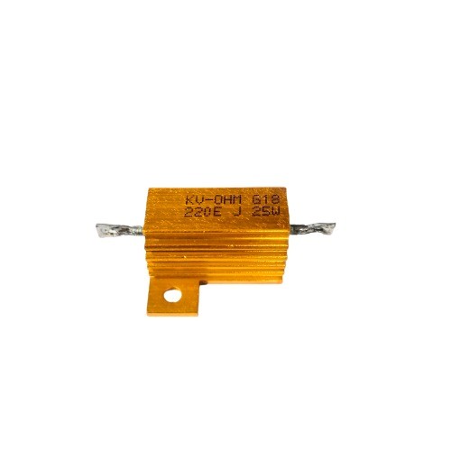 220E 25W 5% Aluminium housing Wirewound Resistor image 1