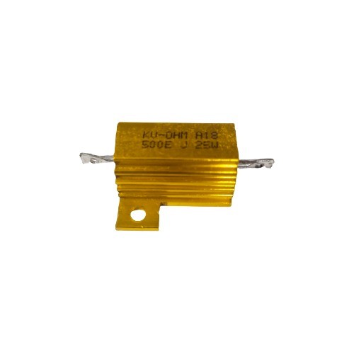500E 25W 5% Aluminium housing Wirewound Resistor image 1