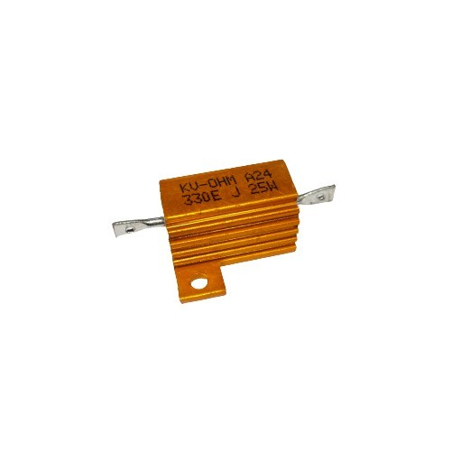 330E 25W 5% Aluminium housing Wirewound Resistor image 1