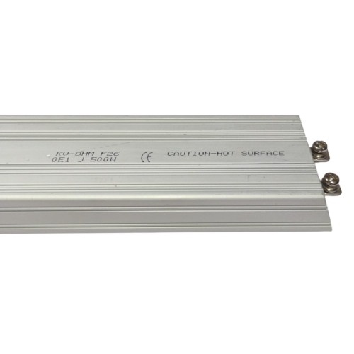 0.1 Ohm 500W 5% Aluminium Housing Wirewound Resistor (0.1Ω High Power Aluminium Clad Resistor) image 1
