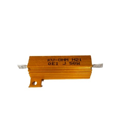 0.1E 50W 5% Aluminium housing Wirewound Resistor  image 1