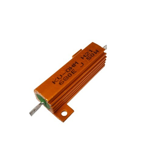 680E 50W 5% Aluminium housing Wirewound Resistor   image 1