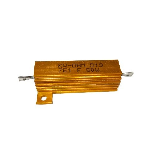 7.1 Ohm 50W 5% Aluminium Housing Wirewound Resistor (Power Resistor) image 1