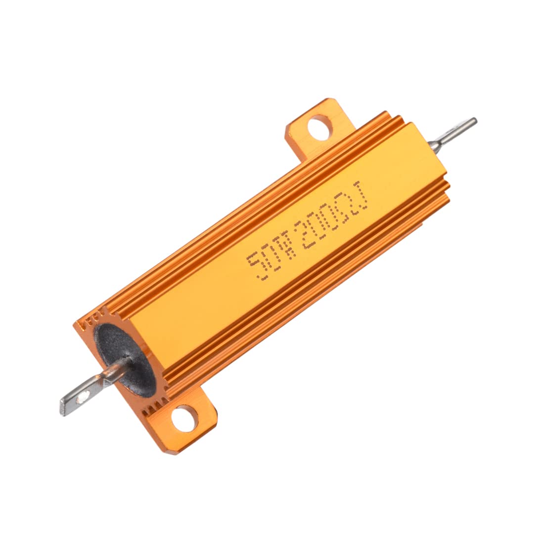 200 Ohm 50W Aluminum Housing Wire Wound Resistor 5% (Chassis Mount Power Resistor) image 1