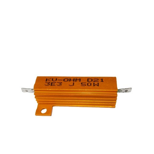 3.3E 50W 5% Aluminium housing Wirewound Resistor  image 1