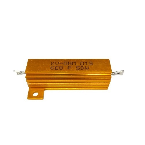6.8 Ohm 50W 5% Aluminium Housing Wirewound Resistor (High Power Resistor) image 1