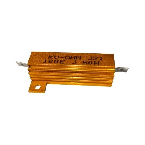 100E 50W 5% Aluminium housing Wirewound Resistor   image 1