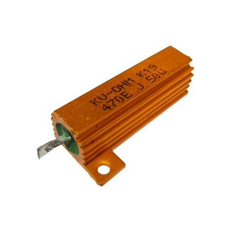470E 50W 5% Aluminium housing Wirewound Resistor   image 1