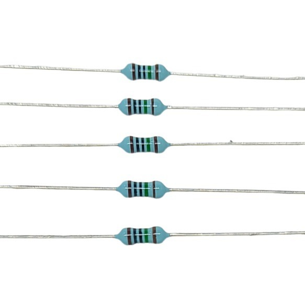 10M Ohm 1/4W 1% Metal Film Resistor (Precision Through Hole Resistor) image 1