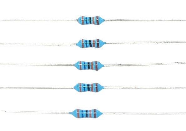 1.1K Ohm 1/4W 1% Metal Film Resistor image 1