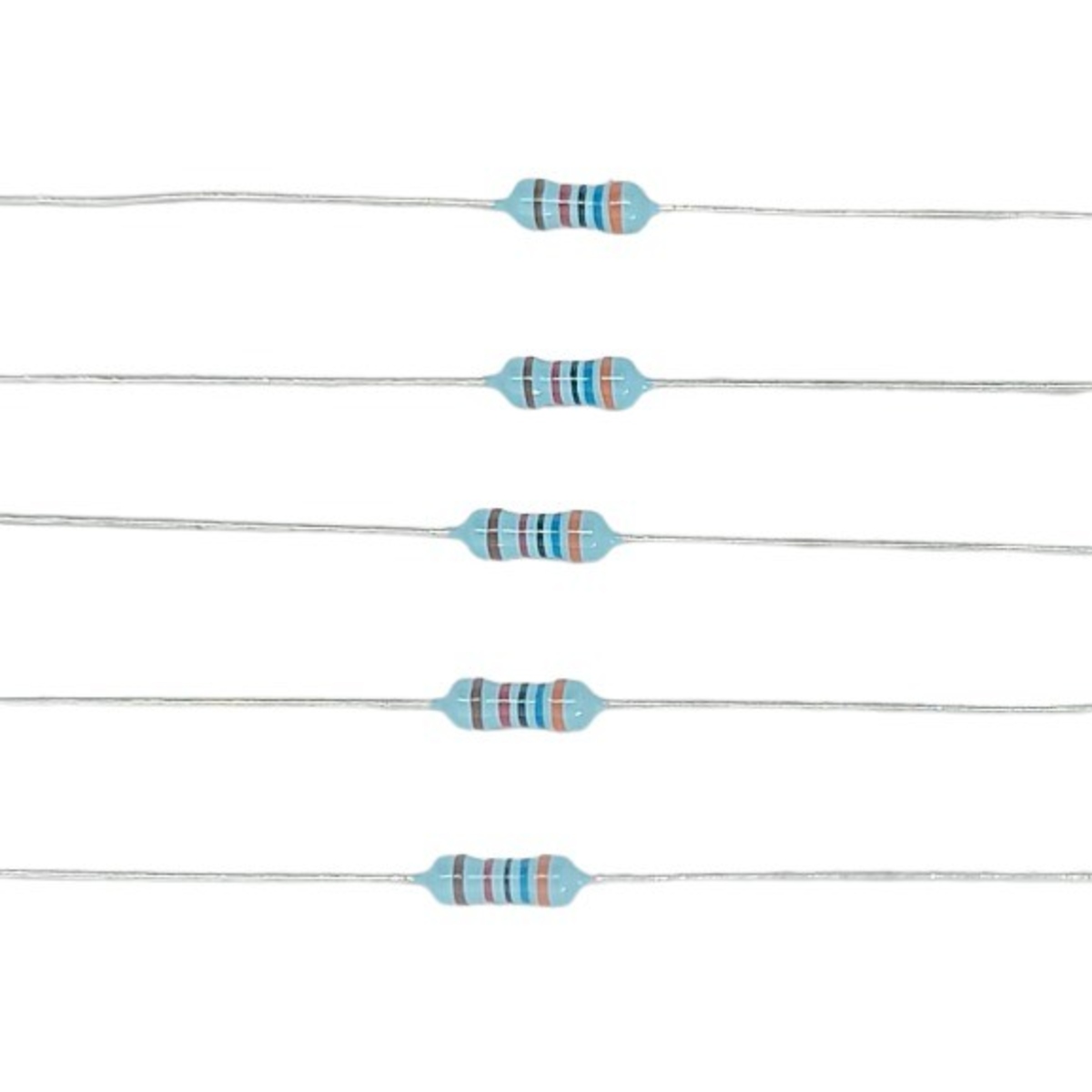 36K Ohm 1/4W 1% Metal Film Resistor (Precision Through Hole Resistor) image 1