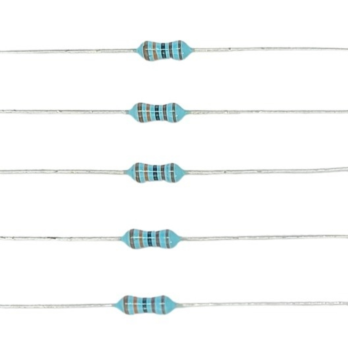 110K Ohm 1/4W 1% Metal Film Resistor (Precision Through Hole Resistor) image 1