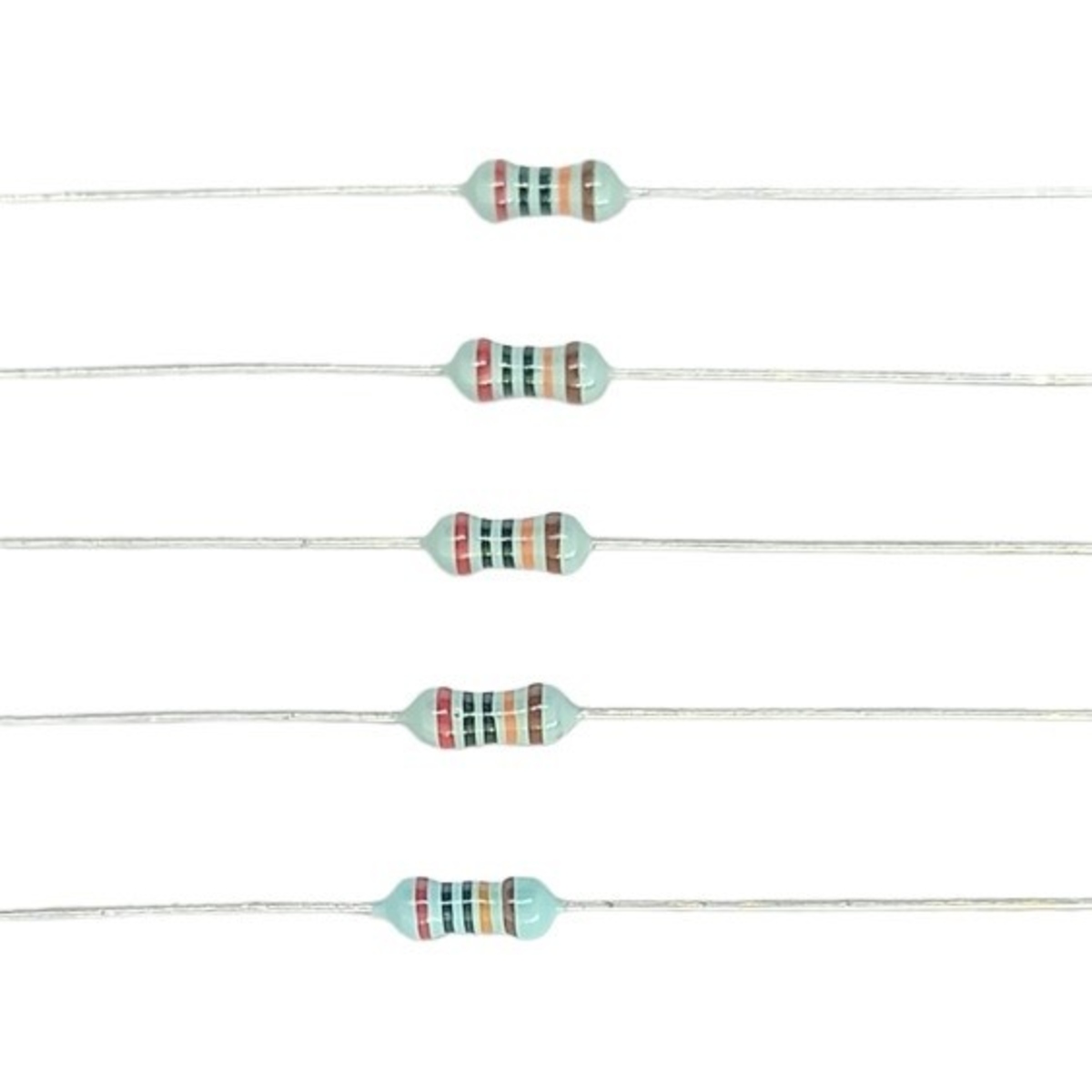 200K Ohm 1/4W 1% Metal Film Resistor (Precision Through Hole Resistor) image 1