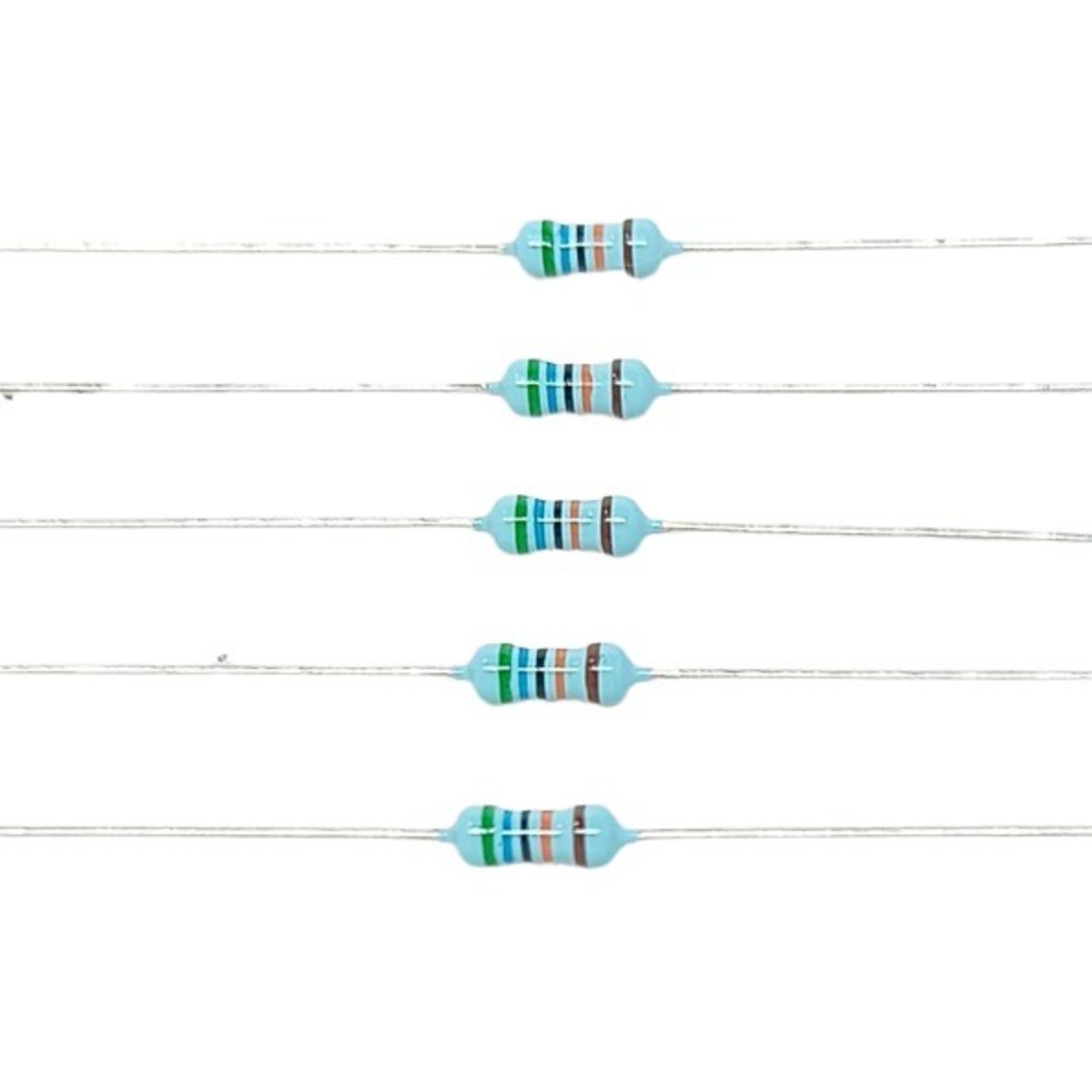 560K Ohm 1/4W 1% Metal Film Resistor (Precision Through Hole Resistor) image 1