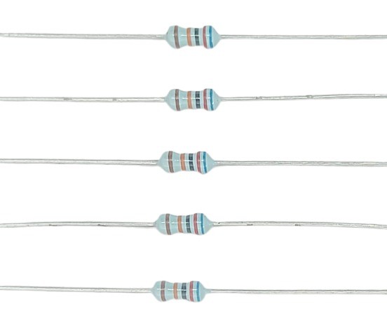 620K Ohm 1/4W 1% Metal Film Resistor   image 1