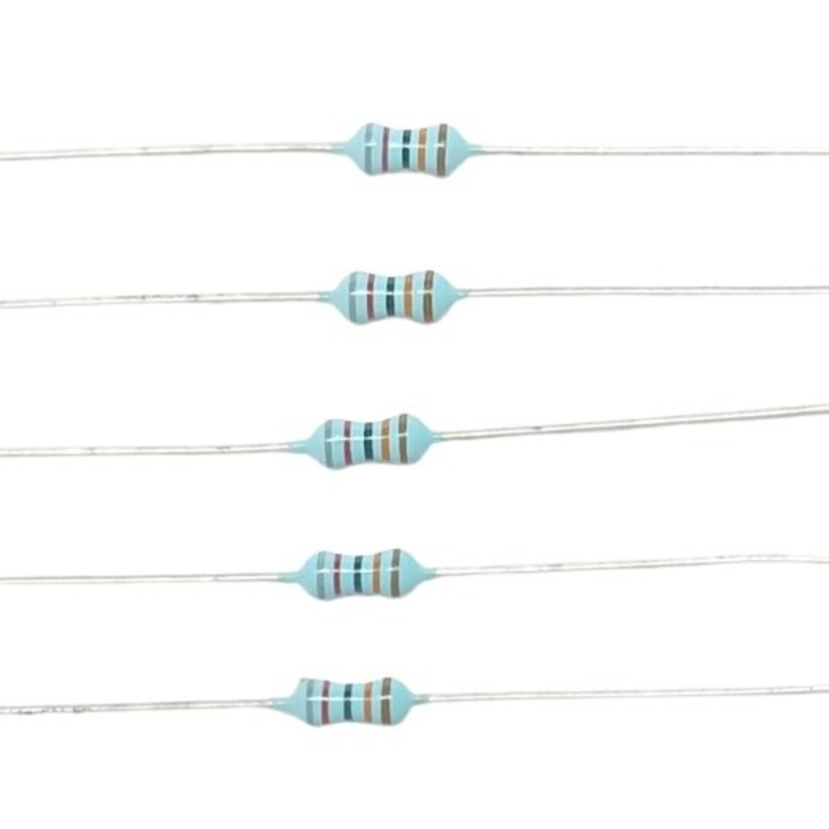820K Ohm 1/4W 1% Metal Film Resistor (Precision Through Hole Resistor) image 1