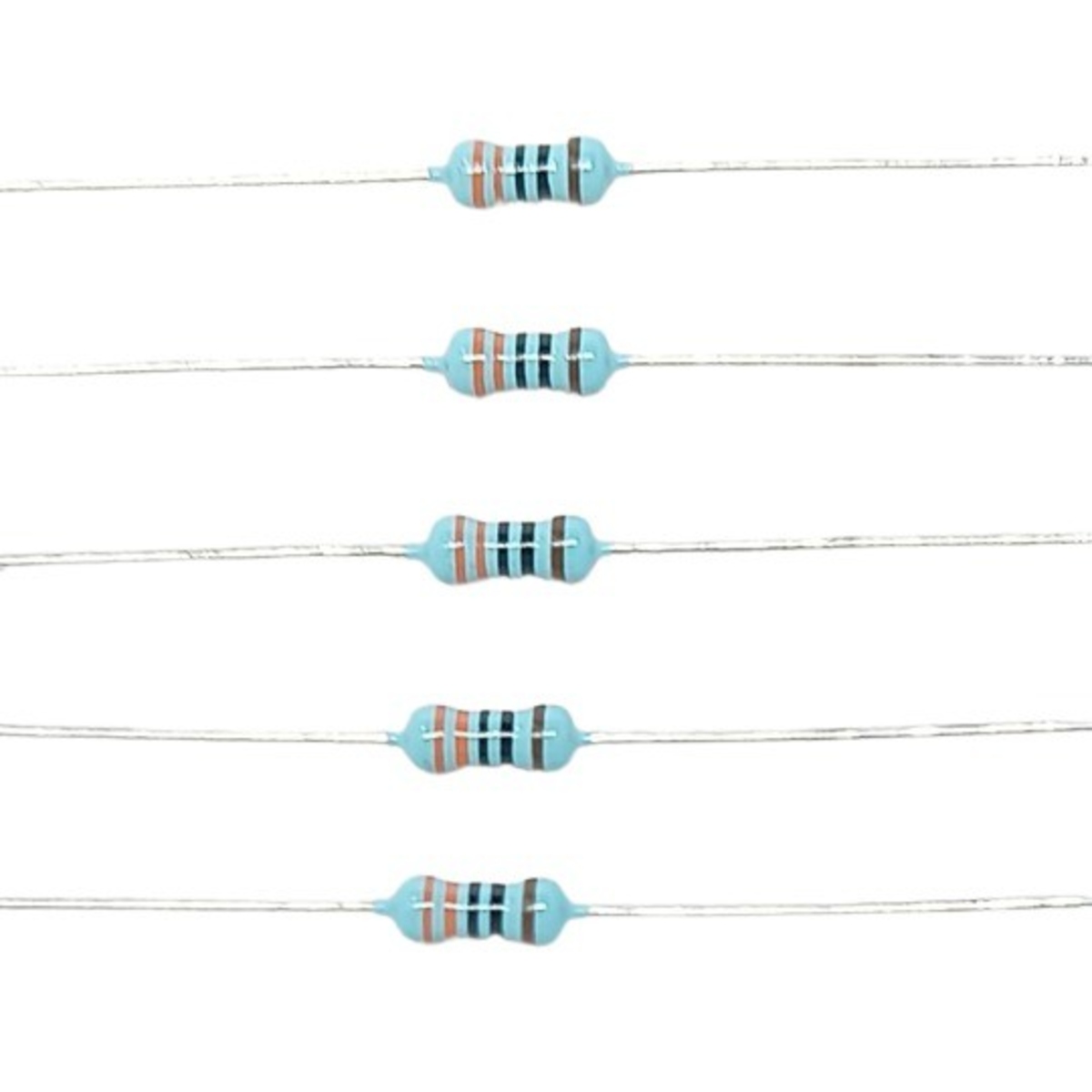 330 Ohm 1/4W 1% Metal Film Resistor (Precision Through Hole Resistor) image 1