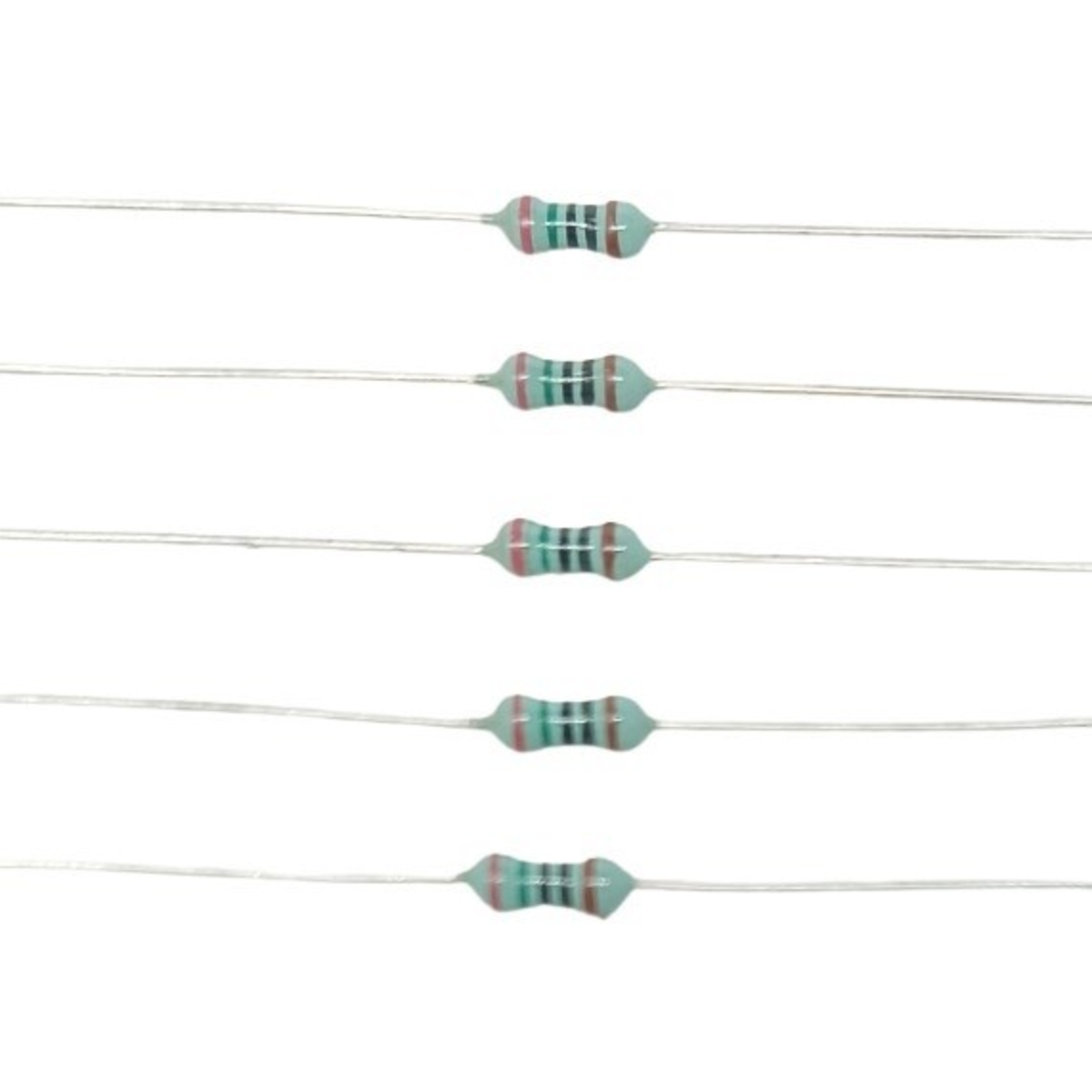 250 Ohm 1/4W 1% Metal Film Resistor (Precision Through Hole Resistor) image 1