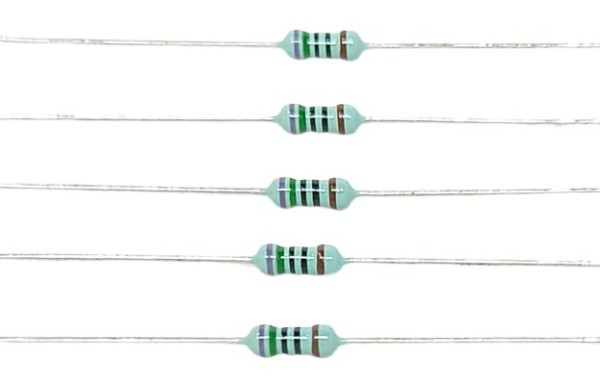 750E 1/4W 1% Metal Film Resistor image 1