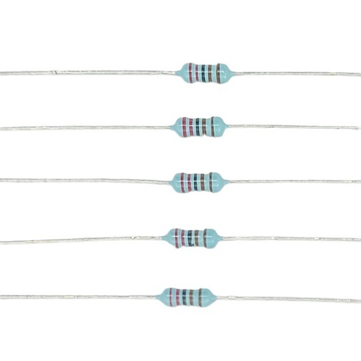 2.2K Ohm 1/4W 1% Metal Film Resistor (Precision Through Hole Resistor) image 1