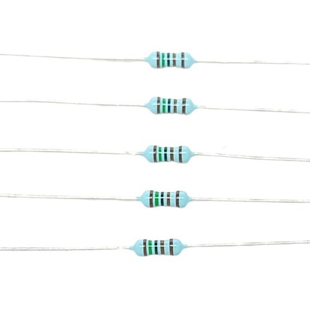 1.5K Ohm 1/4W 1% Metal Film Resistor (Precision Through Hole Resistor) image 1