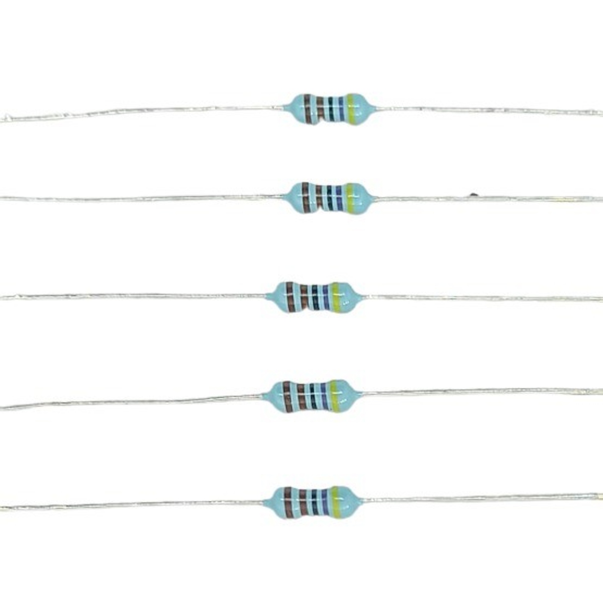 4.7K Ohm 1/4W 1% Metal Film Resistor (Precision Through Hole Resistor) image 1