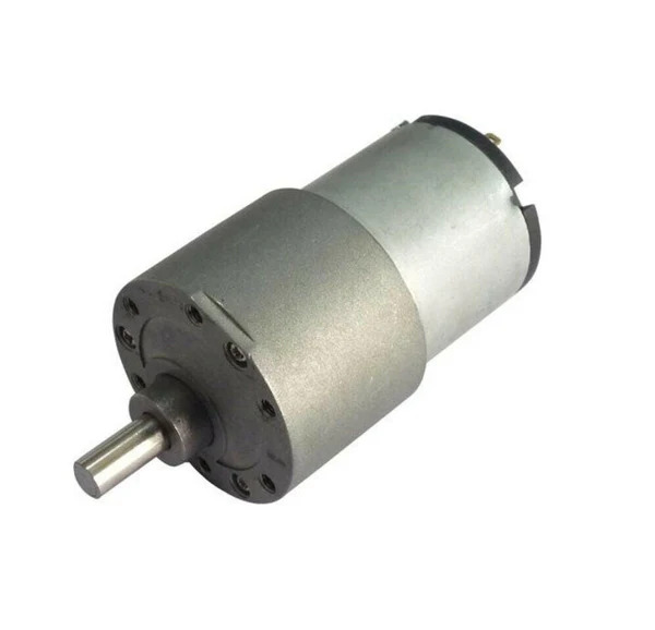 12V 10RPM Side Shaft DC Geared Motor (Low Speed High Torque Gear Motor) image 1