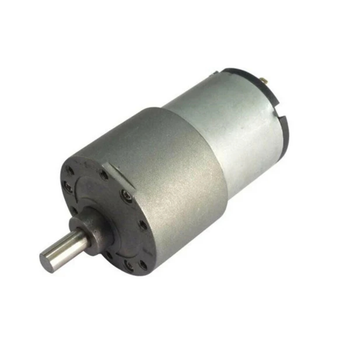 12V 60RPM Side Shaft DC Geared Motor (Low Speed Gear Motor) image 1