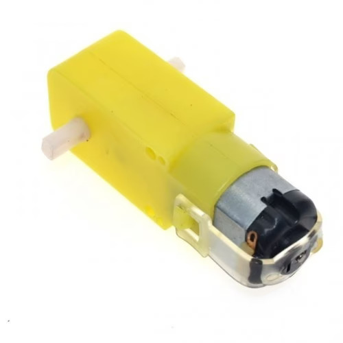 300RPM Dual Shaft Straight BO Motor (Geared DC Motor for Robotics) image 1