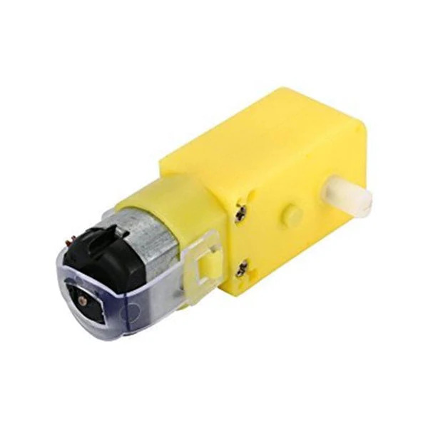 200RPM Dual Shaft Straight BO Motor DC Geared Motor (TT Motor for Robotics) image 2