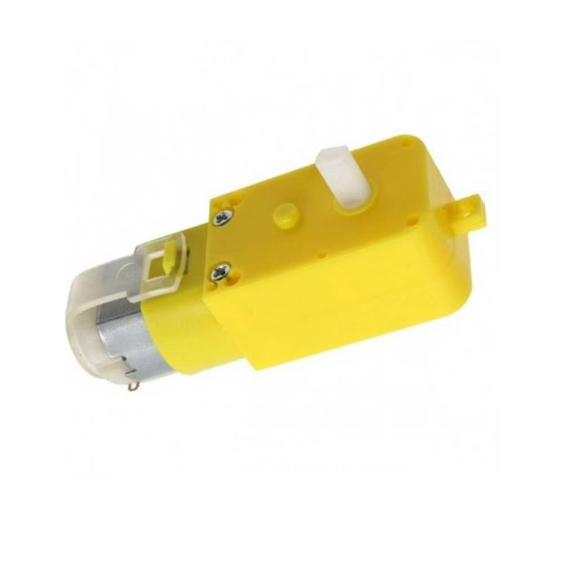 100RPM Single Shaft Straight BO Motor DC Geared Motor (TT Motor for Robotics) image 2