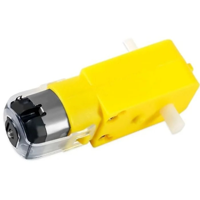 100RPM Dual Shaft Straight BO Motor DC Geared Motor (TT Motor for Robotics) image 2