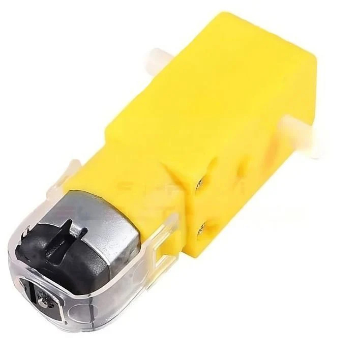 100RPM Dual Shaft Straight BO Motor DC Geared Motor (TT Motor for Robotics) image 3