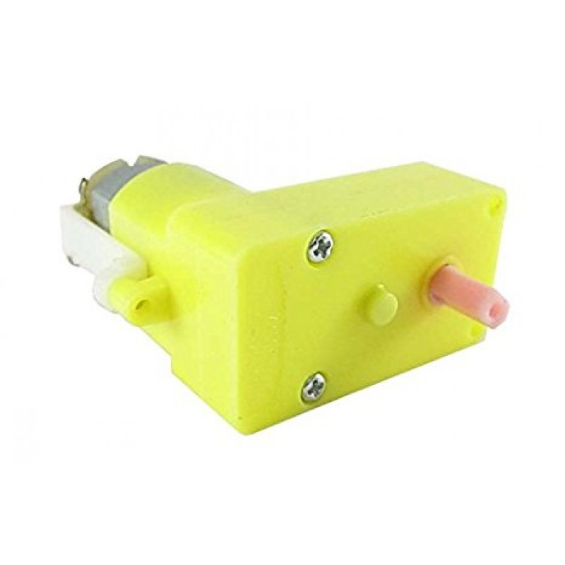 100RPM Single Shaft L-Shape BO Motor DC Gear Motor (BO Geared Motor) image 1