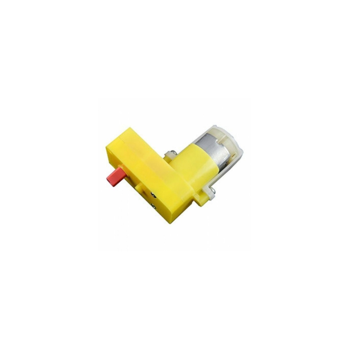 100RPM Single Shaft L-Shape BO Motor DC Gear Motor (High Torque Robot Motor) image 1