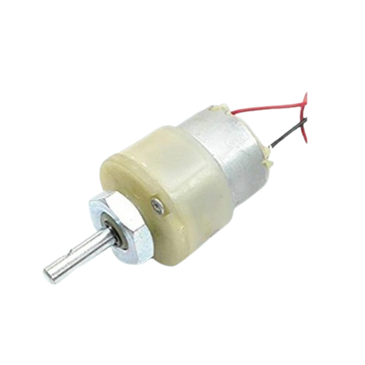 60 RPM 12V DC Center Shaft Gear Motor (Low Speed High Torque DC Geared Motor)