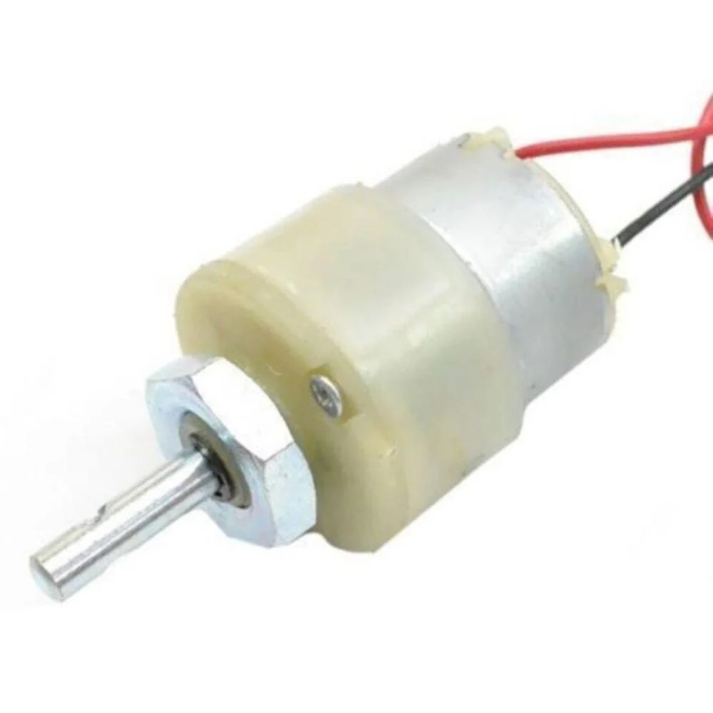 100RPM 12V DC Center Shaft Geared Motor (High Torque Metal Gear Motor) image 2