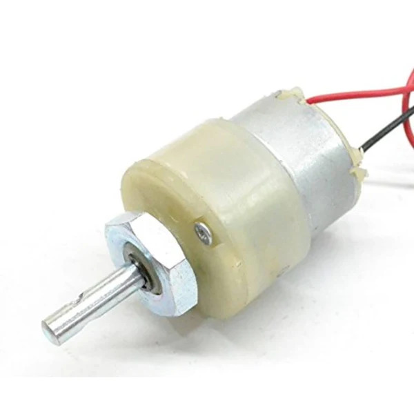 5RPM 12V DC Center Shaft Geared Motor (High Torque Metal Gear Motor) image 1