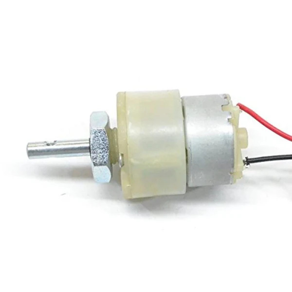 5RPM 12V DC Center Shaft Geared Motor (High Torque Metal Gear Motor) image 3