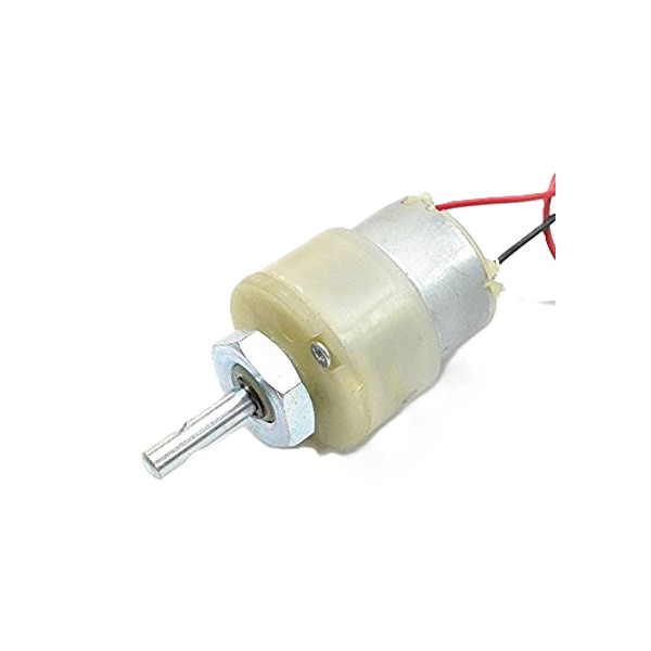 15 RPM 12V DC Center Shaft Gear Motor High Torque Geared Motor (DC Gear Motor)