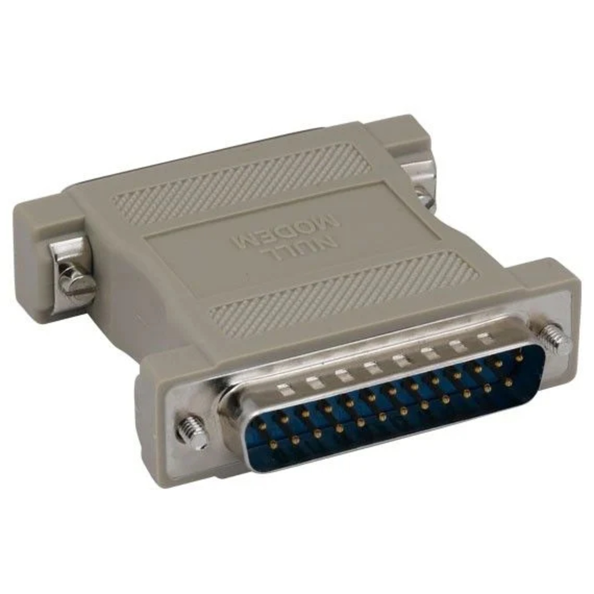 DB25 Male to DB25 Female Serial RS232 Null Modem Adapter (DB25 RS232 Adapter) image 2