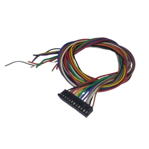 12 Pin Black Relimate Female 252 One Side Open 2.54mm 600mm Length (Connector Wire Cable for PCB and Electronic Applications) image 2