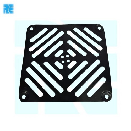Black Metal Fan Grill for Industrial 4 inch Fan image 1