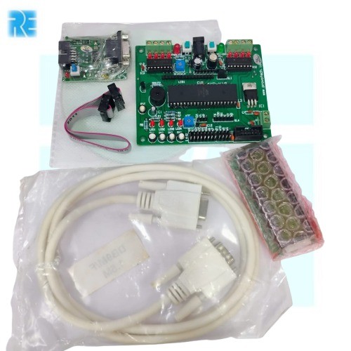 AVR ATmega16Microcontroller Development Board with ISP Programmer With DB 9 Pin Cable image 1