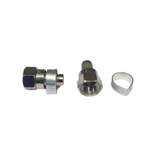 MX-261 F Type Male Connector with Ring Small F-3 image 1