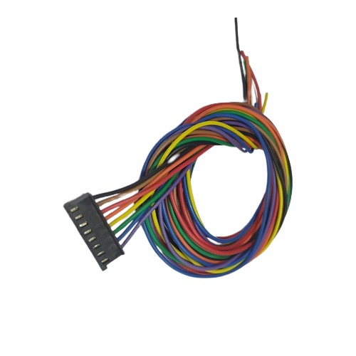 8 Pin Black Relimate Female 252 One Side Open 2.54mm 620mm Length (Connector Wire Cable for PCB and Electronic Applications) image 2