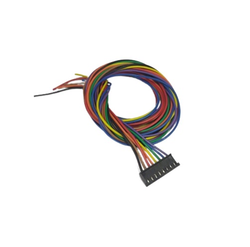 8 Pin Black Relimate Female 252 One Side Open 2.54mm 620mm Length (Connector Wire Cable for PCB and Electronic Applications) image 1