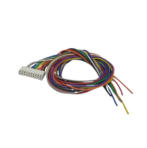 10 Pin White Relimate Female 2511 One Side Open 2.54mm 500mm Length (Connector Wire Cable for PCB and Electronic Applications) image 1